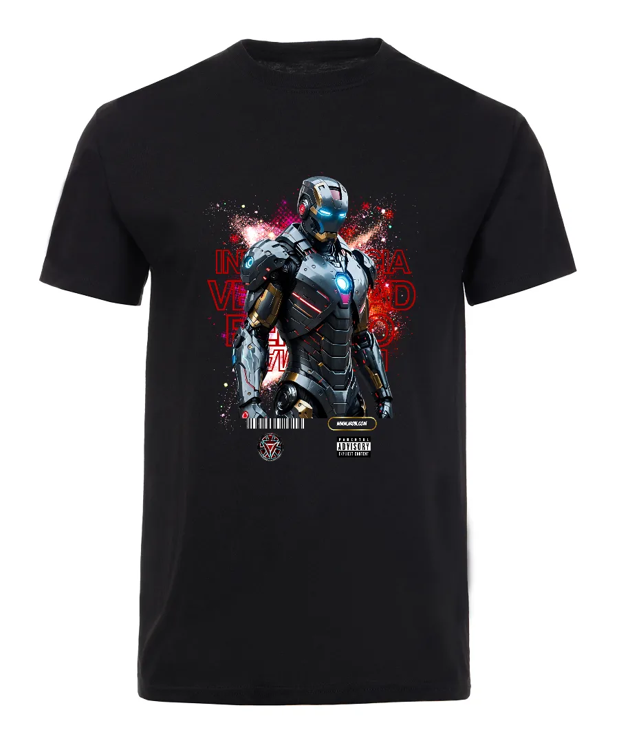 Playera con diseño Guardián Metálico Neon