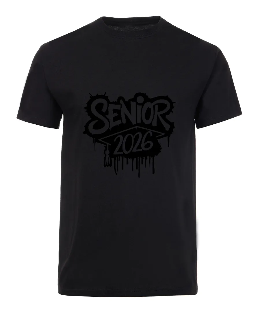 Playera con diseño Plantilla Playera Graduados 2026