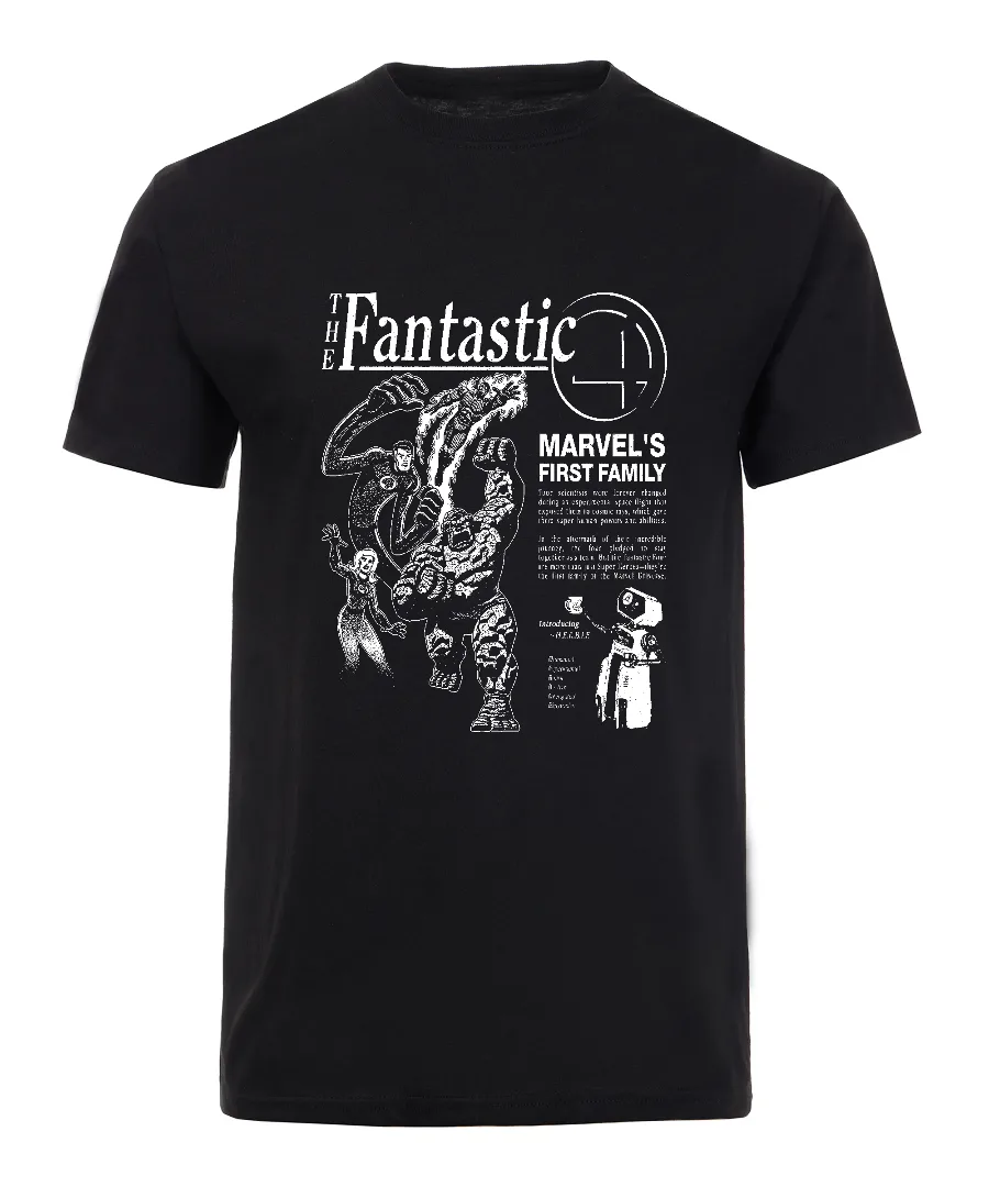 Playera con diseño Playera Fantástica Retro de Superhéroes