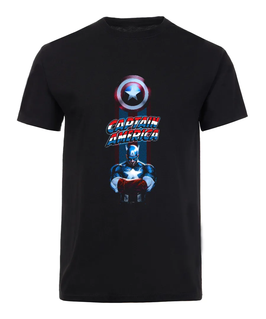 Playera con diseño Escudo Patriota Heroico