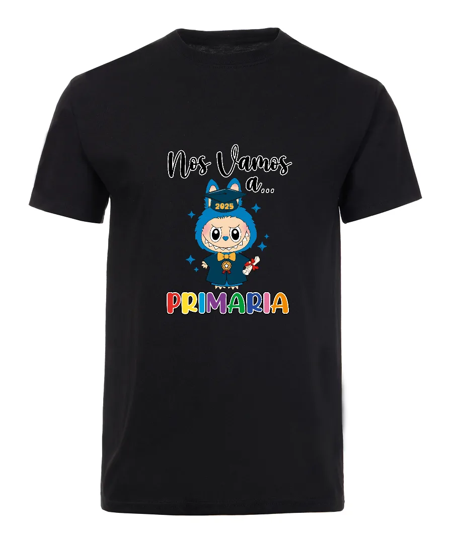 Playera con diseño Playera de graduación primaria con personaje tierno