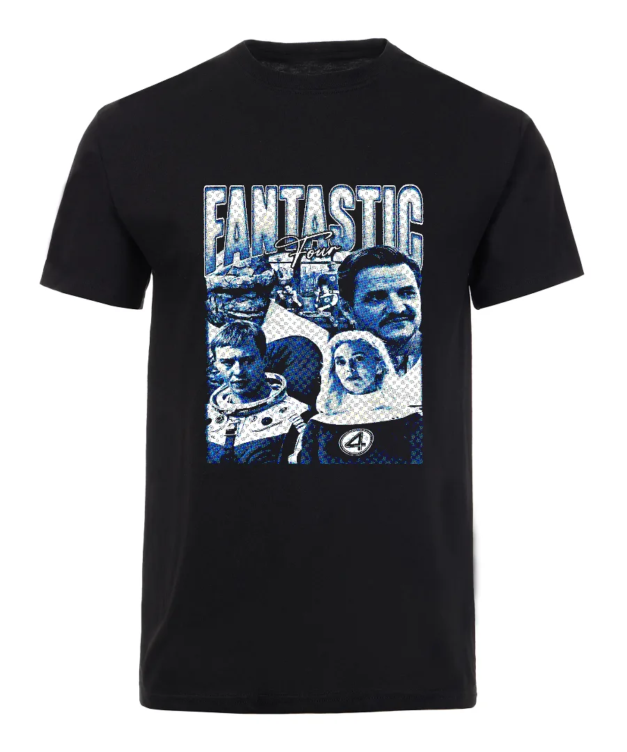 Playera con diseño Playera Fantástica 4 Héroes Pop