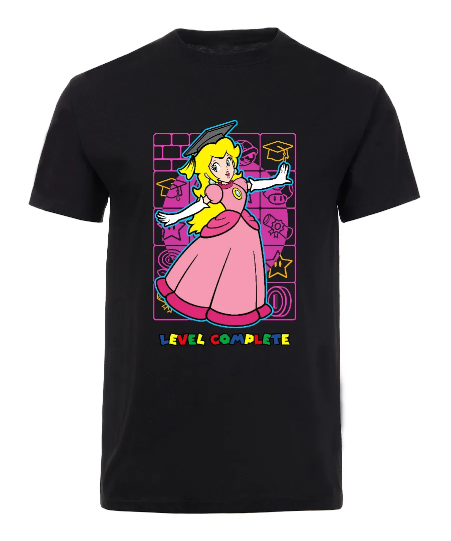 Playera con diseño Princesa graduada estilo gamer