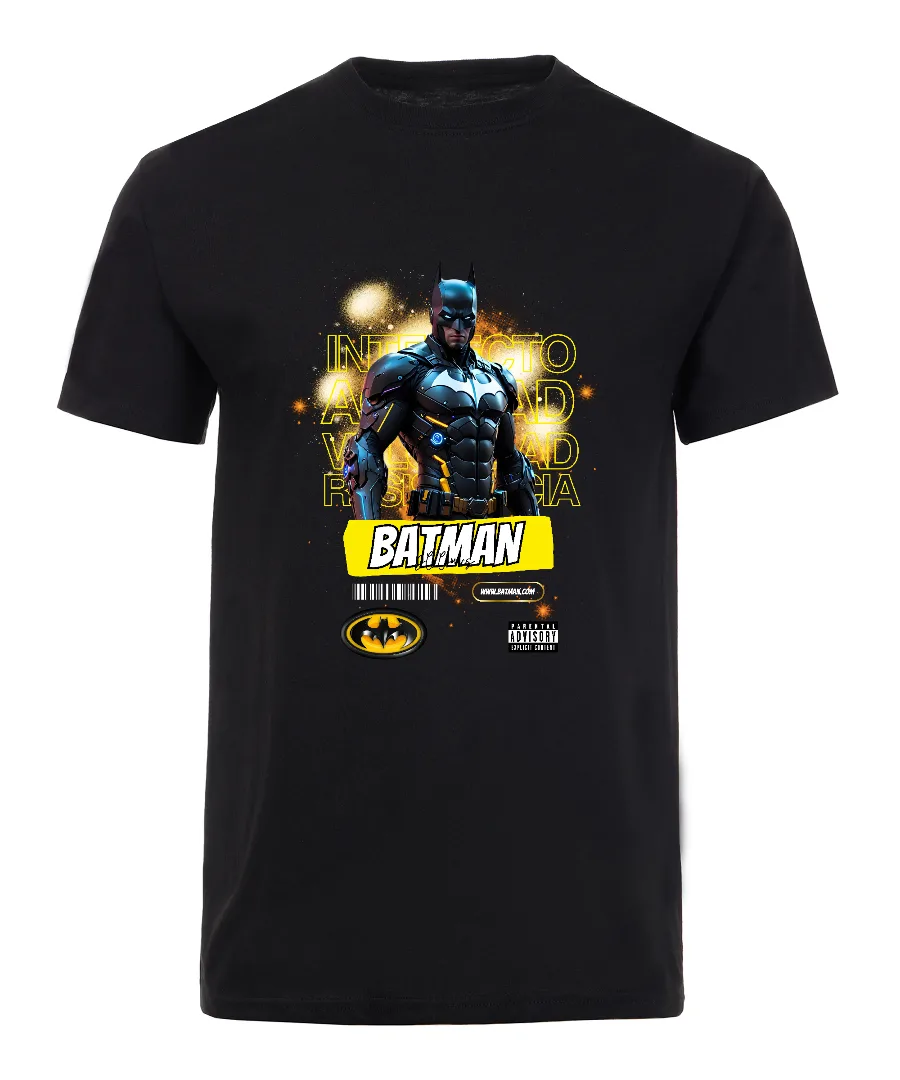 Playera con diseño Batman Futurista en Armadura