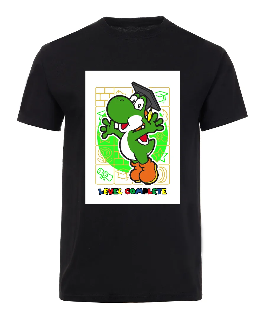 Playera con diseño Graduación Yoshi Level Completo
