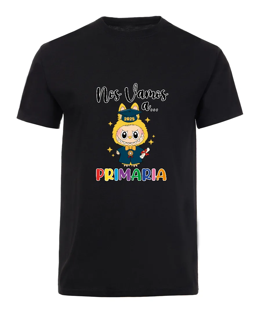 Playera con diseño Playera graduación primaria con personaje tierno