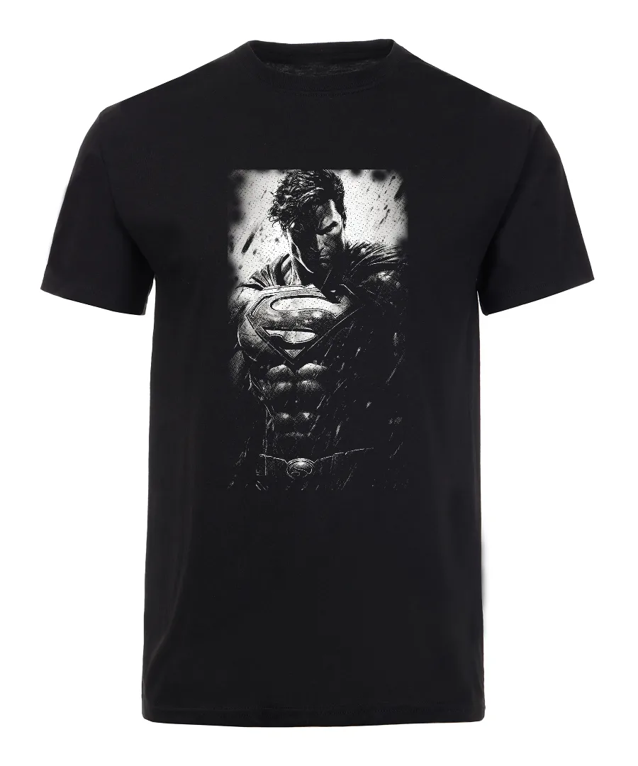 Playera con diseño Héroe de Acero en Sombras