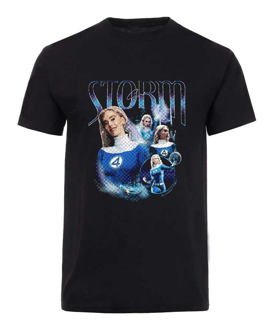 Playera con diseño Playera Retro Superhéroes Cuatro Fantásticos