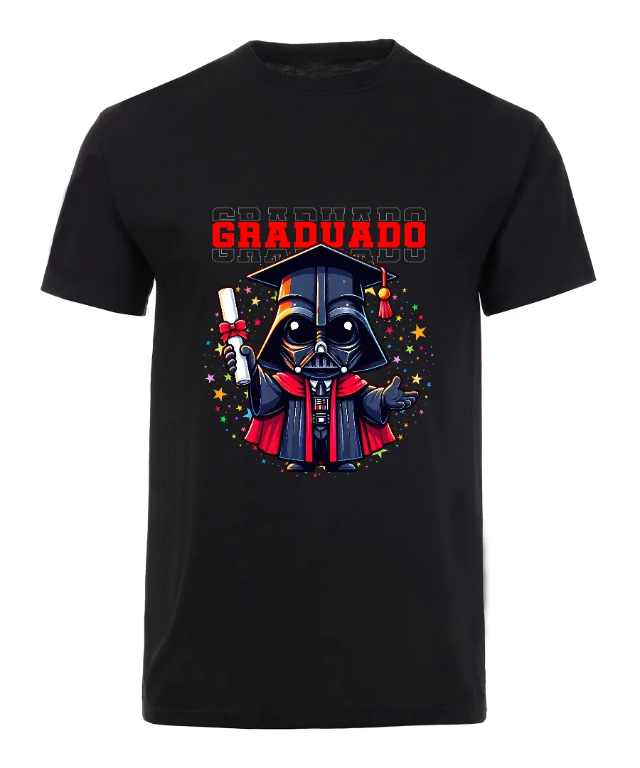 Playera con diseño Graduado Galáctico de Personajes