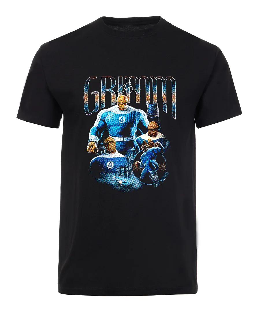 Playera con diseño Playera Fantástica Cuatro Héroes Retro